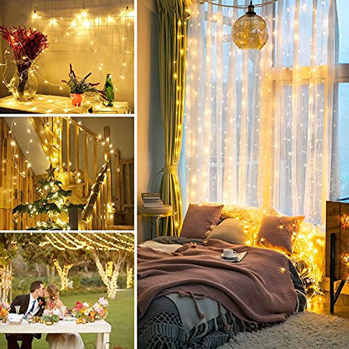 Image of One94Store 36 Ft Warm White LED Pixel String Lights | 360 Copper Wire Fairy Lights for Diwali, Christmas, Wedding, Party, Indoor & Outdoor Decoration | Serial LED Lighting | Pack of 3