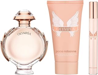 Paco Rabanne Olympea Eau de Parfum 50ml Gift Set 2021 (Contains 50ml EDP, 75ml Body Lotion & 10ml Travel Spray), Pack of 1