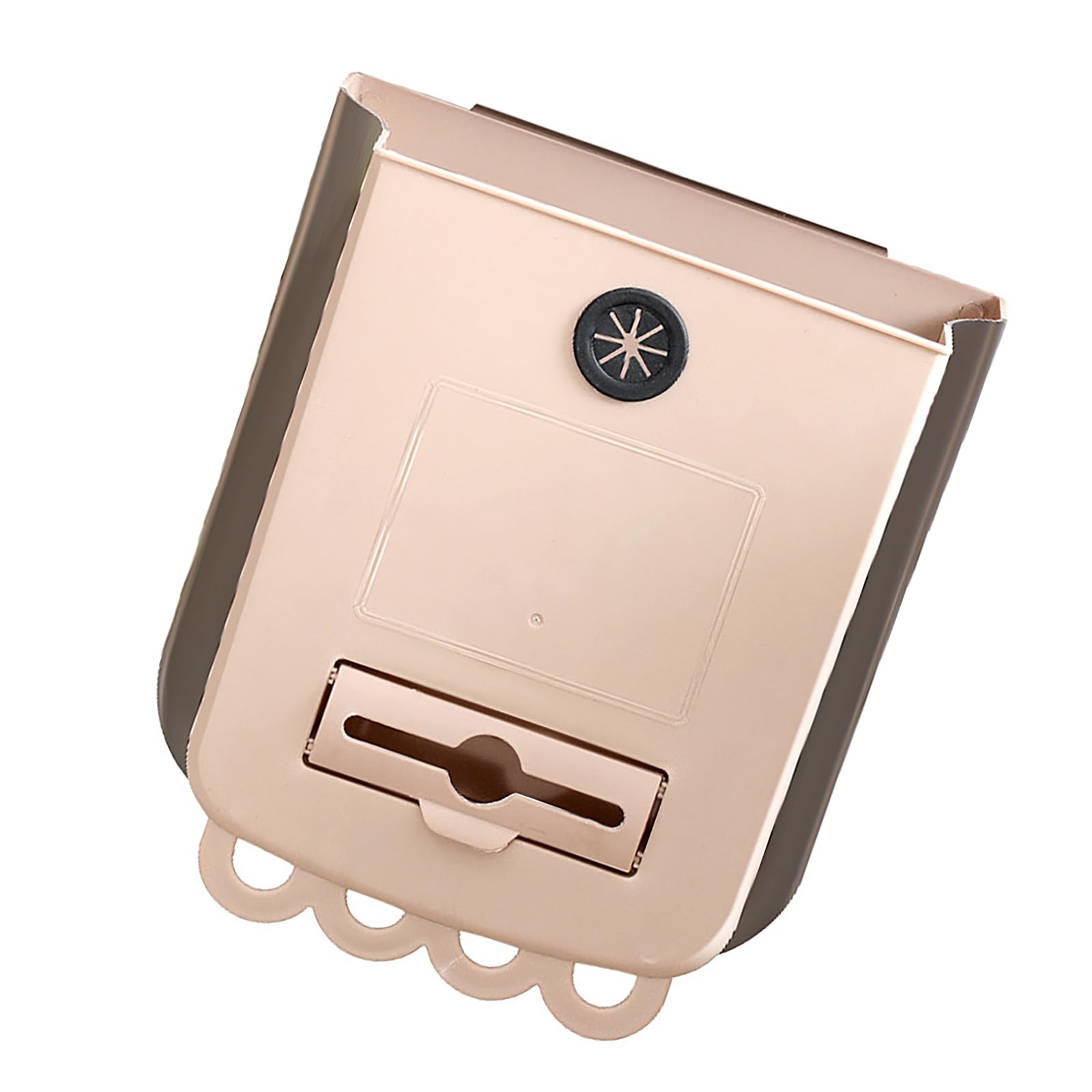 Kalttoy Khaki Hanging Kitchen Trash Bin Folding Garbage Basket Foldable Food Waste Bins Garbage Bins For Kitchen Bathroom Car Camping Wall Mount Bin