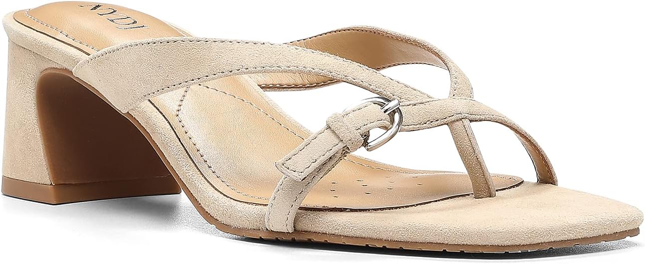 NYDJ Women's Dress Heel Pump, Sand, 8