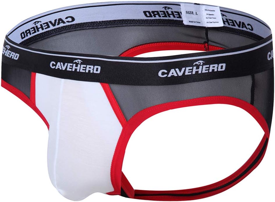 Mens Modal Jockstrap Elastic G-String Thong Underwear