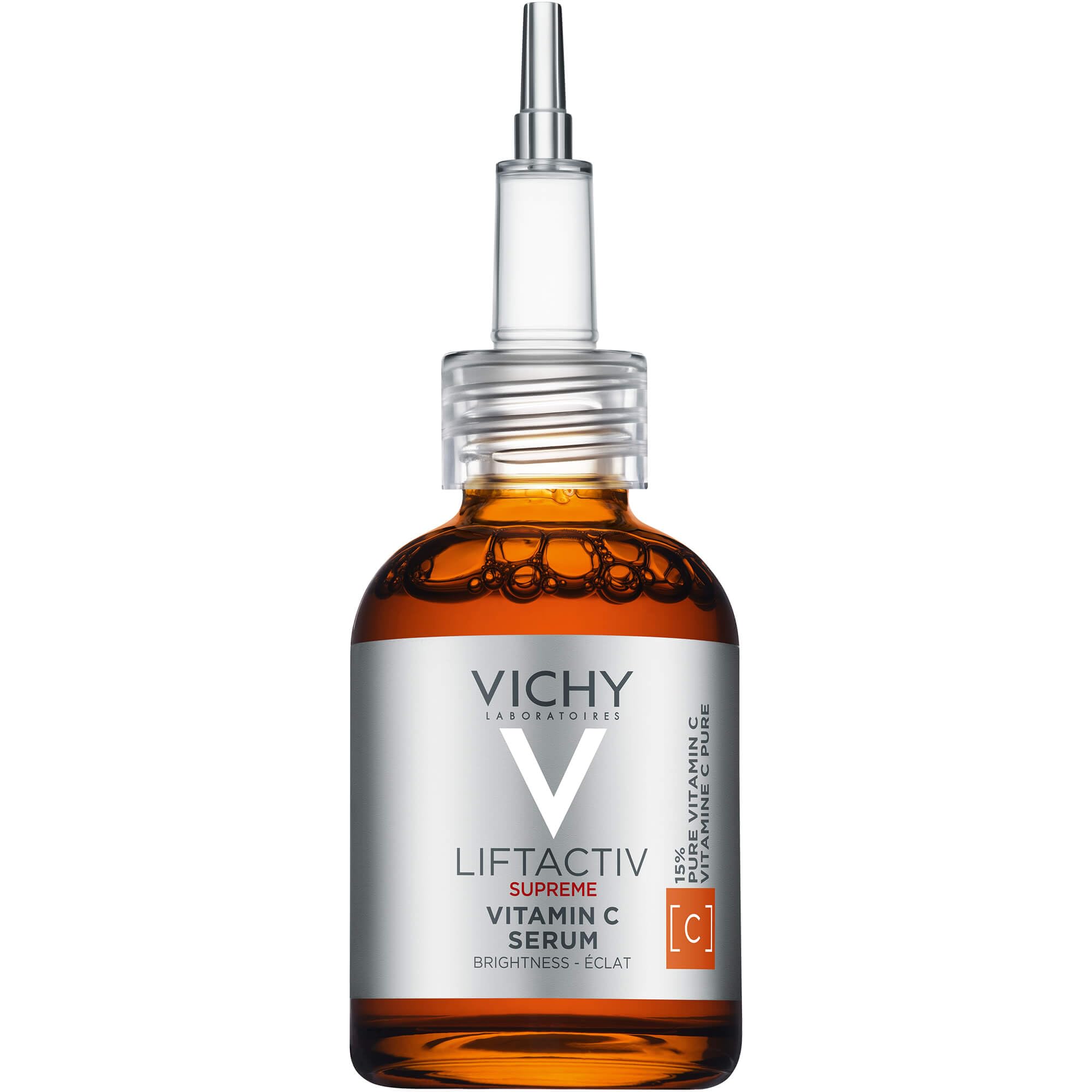 Vichy Liftactiv Sérum Antiedad con Vitamina C, 20 ml | Antioxidante, Combate Signos de Envejecimiento, Mejora Luminosidad, Reduce Aspecto Fatigado