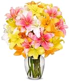 From You Flowers - Stunning Lily Bouquet - Premium with Free Vase (Fresh Flowers)