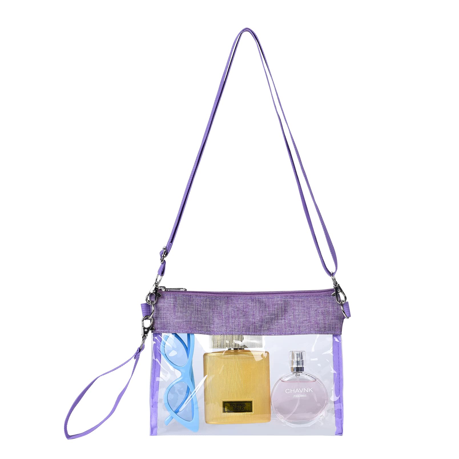 USPECLARE Clear Purse Stadium Approved See Through Crossbody Bag