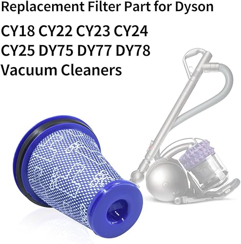 Miniatura 4 de Filtro de aspiradora, kit de filtro de repuesto para filtro de aspiradora Dyson CY18 CY22 CY23 CY24 DY75 DY77 DY78 (1)