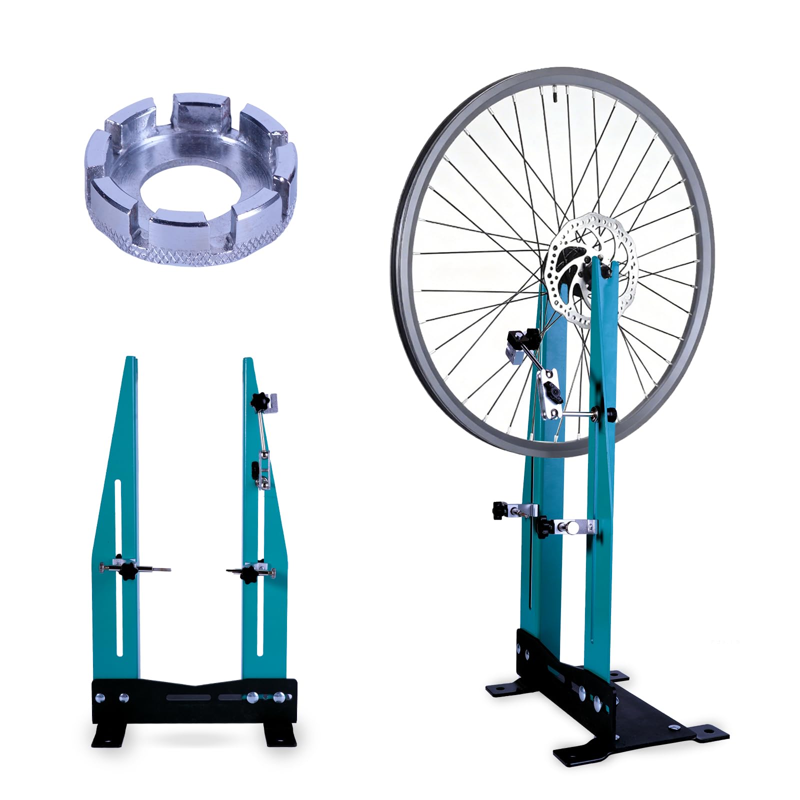 GREENSAPPIRE Bicycle Wheel Truing Stand for 16 - 29Inch Wheels Width 90MM-150MM for Precise Wheel Alignment Bike Rim Straightening for MTB Road Bike BMX Bike Wheel Maintenance Rims