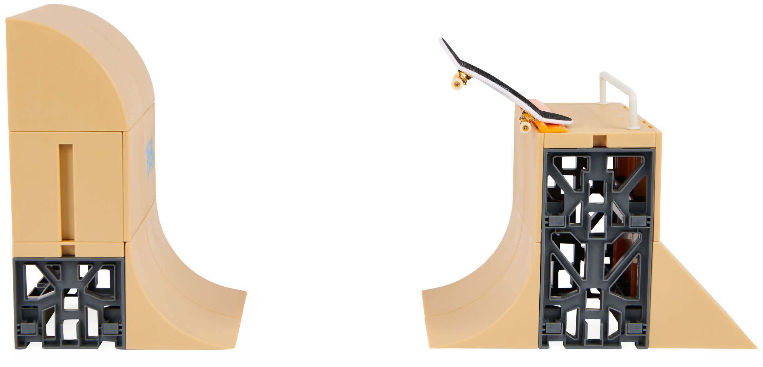 Tech Deck, Mini Skate Finger Skate Mega Rampa Half Pipe X-Connect, Set di Rampe Personalizzabile con Mini Skate, Giocattolo per Bambini e Bambine da 6 Anni in su