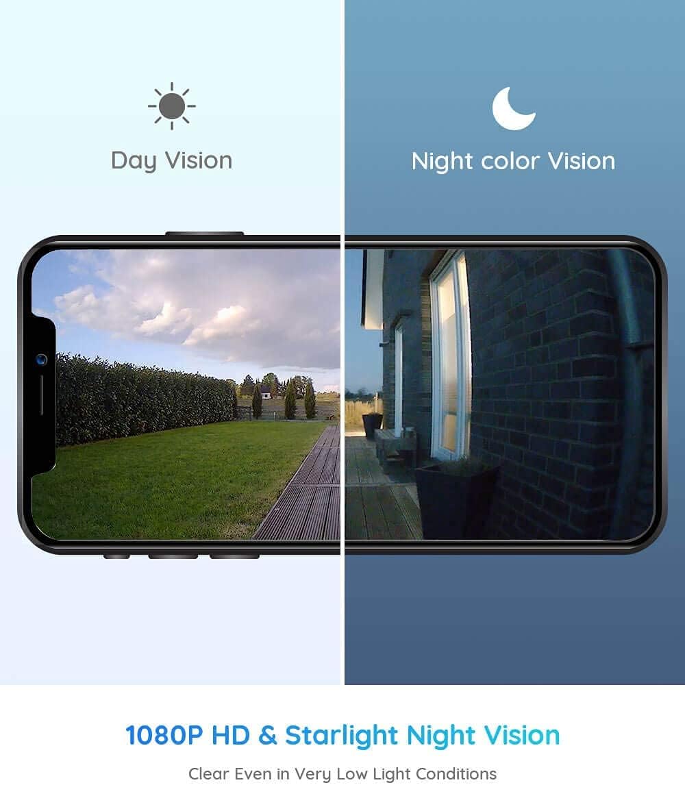 Best Cyber Deals 🔥 3G/4G LTE Outdoor Solar-Powered Celluar Security Camera System – Wirefree, Rechargeable Battery, SD/Cloud Storage, 1080p Night Vision, 2-Way Talk, PIR Motion Sensor – REOLINK Go+Solar Panel