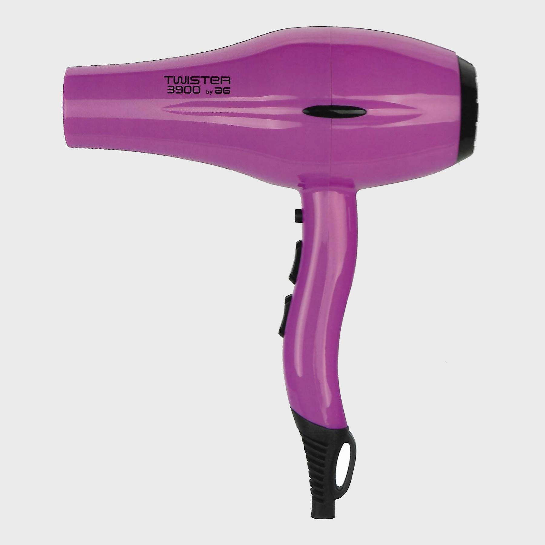 Asuer Group Secador de pelo Twister 3900 Ionic 2200W - Secador profesional iónico turmalina cerámica, color fucsia - Incluye difusor y 2 boquillas | 3.000.000 iones/​seg/​cm³