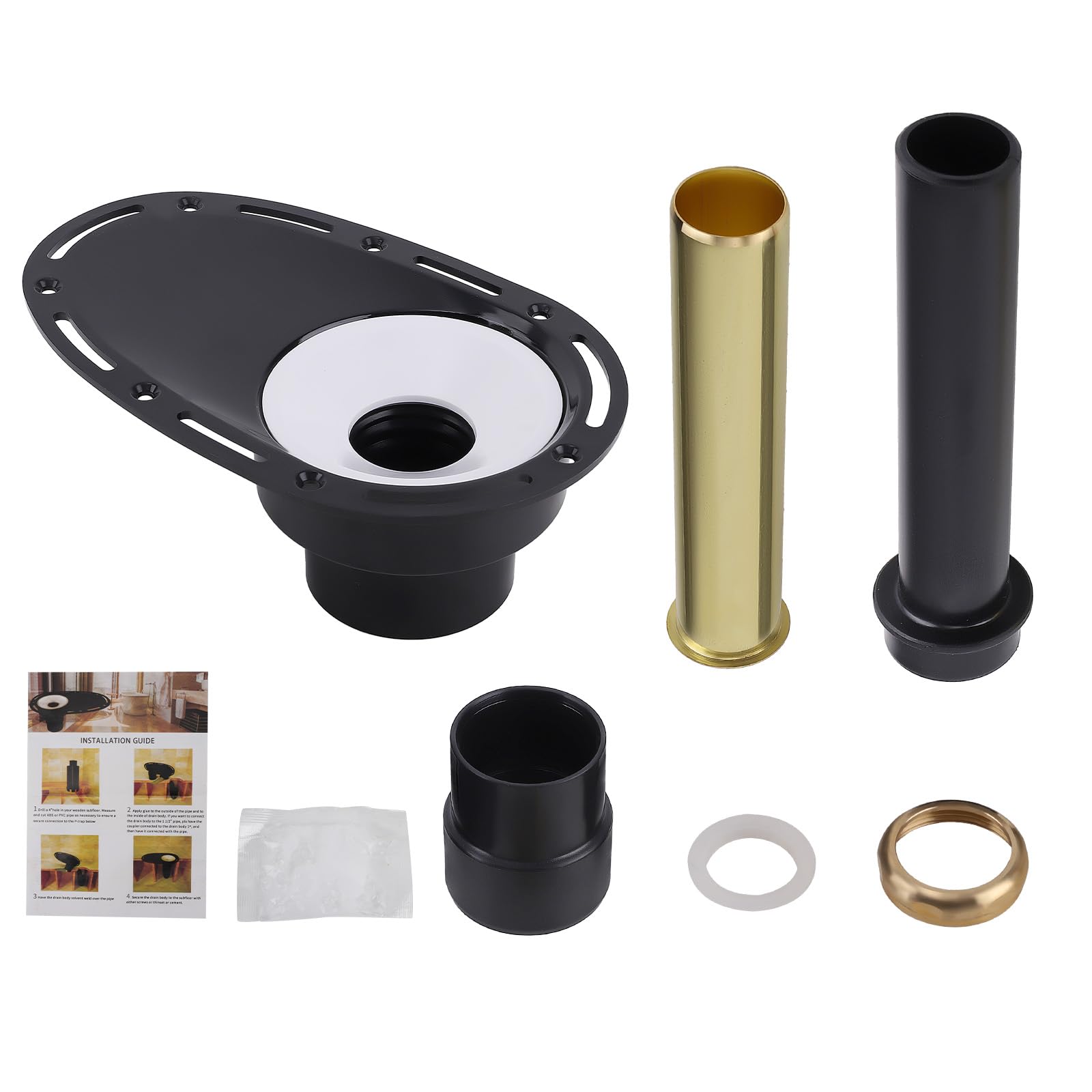 Kit de vidange baignoire autoportante maXpeedingrods d'excellence en laiton et ABS