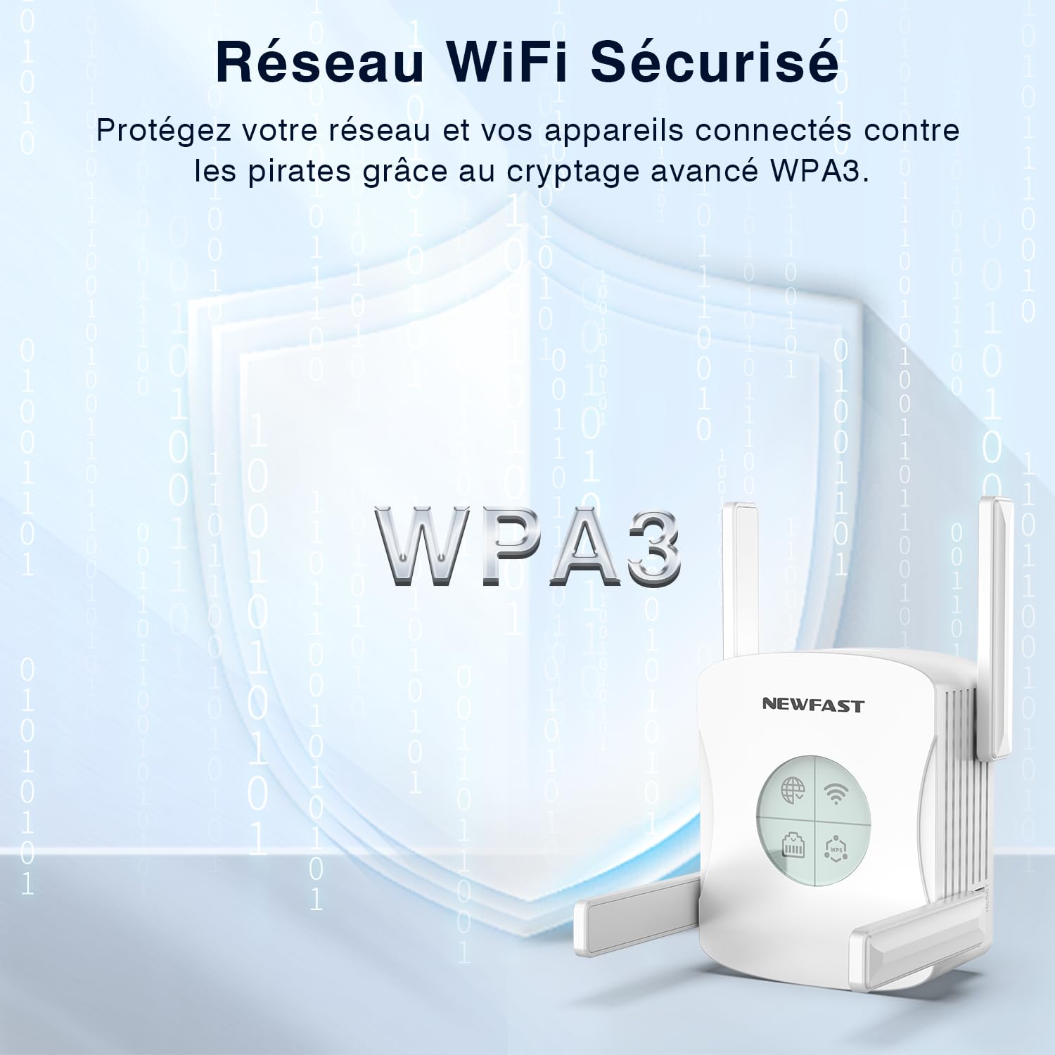 Avanti Router Ripetitore Wifi Potente Per Casa Ripetitore WiFi6 NEWFAST AX1800 - Dual ...