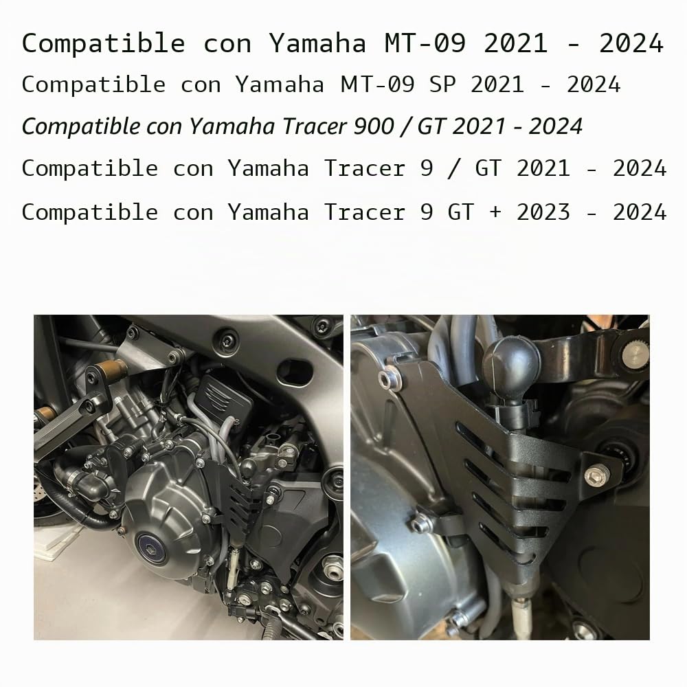 Protector de Asistente de Cambio de Cubierta de Sensor de Palanca de Cambio de Marchas de Motocicleta Compatible con Yamaha MT-09 MT09 SP Tracer900 Tracer 900 9 GT 2021 2022 2023 2024