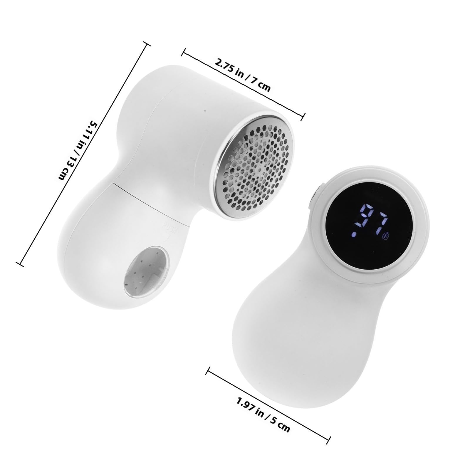 Rasoio Elettrico per Pelucchi Batteria 800mah, Rimuove Pelucchi da Cappotti e Cuscini Divano, Corpo in Abs e Acciaio Inossidabile, Portatile e Riutilizzabile