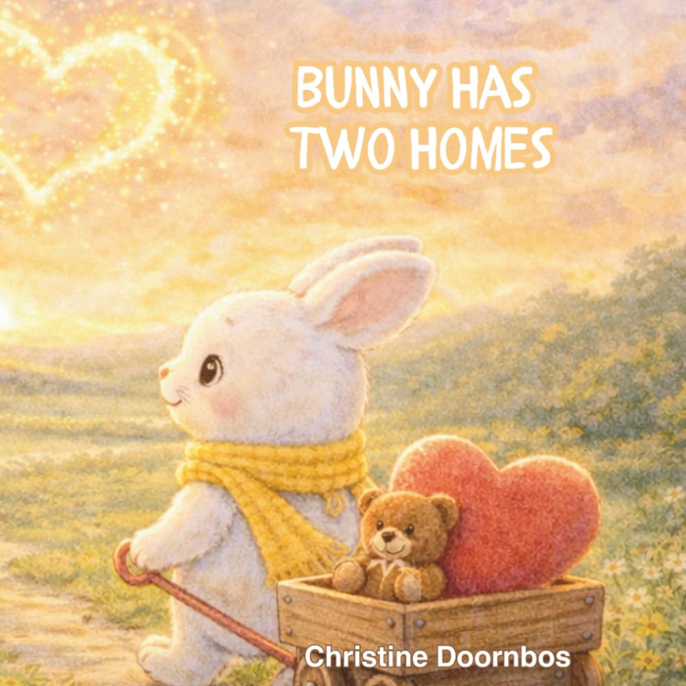 Bunny Has Two Homes: A gentle story about having more than one home, with questions and drawing pages to share together (Where Bunny’s Heart Goes)