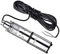 Vista 1 de Deep Well Submersible Pump, Solar Water Pump, Deep Well Water DC Pump Pond Pump, Stainless Steel, 24V DC, 200W, Max Lift 100FT, Max Flow:16L/min