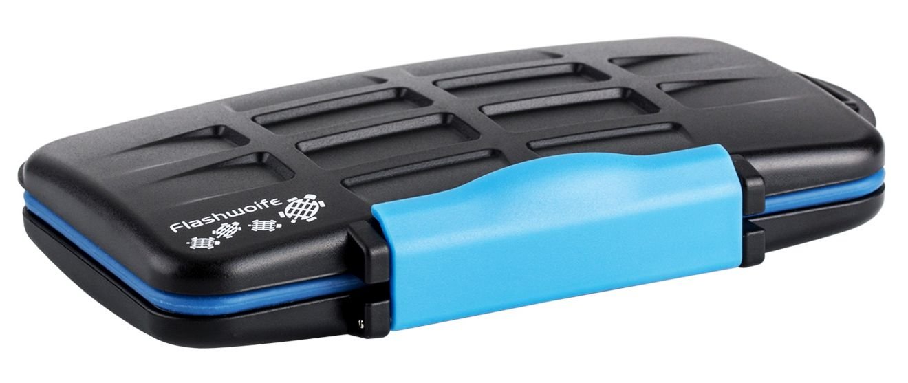 Flashwoife, 6 X SDHC + 3 X CF + 12 X Porte-cartes Micro SD, étui De Rangement Pour Cartes Mémoire SD, étui De Protection étanche, Noir Et Jaune