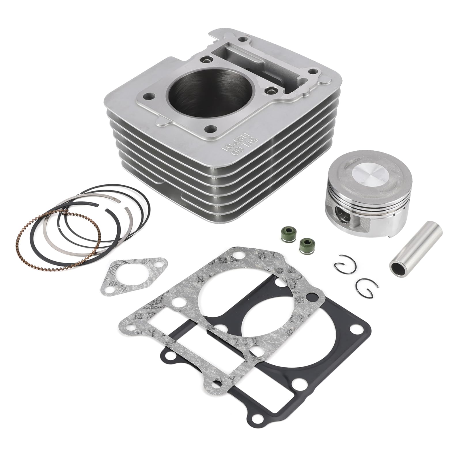 YBR１２５　ヤマハ シングルシリンダーエンジン E399E-X Amazon.com: Artudatech 185cc Big Bore Cylinder Barrel Kit 62mm For