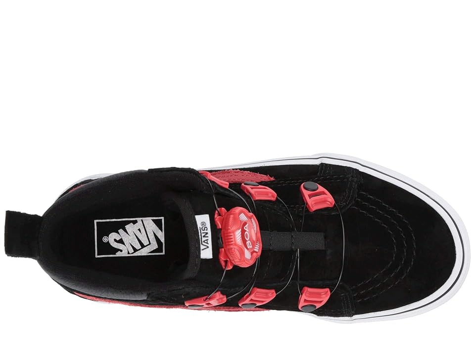 

Vans Kids SK8-Hi MTE Boa (Little Kid/Big Kid) ((MTE) Black/Racing Red) Boys Shoes