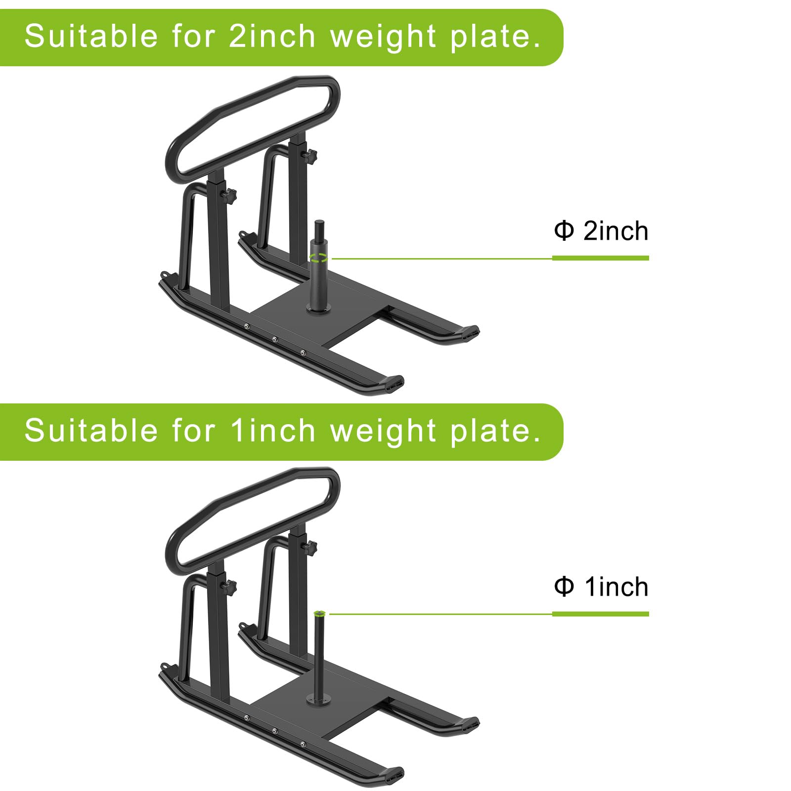 Dolibest Trineo de fitness con asas de empuje y tracción, arnés de trineo ajustable de altura incluido, equipo de entrenamiento de pesas resistente para construcción muscular, apto para discos de peso