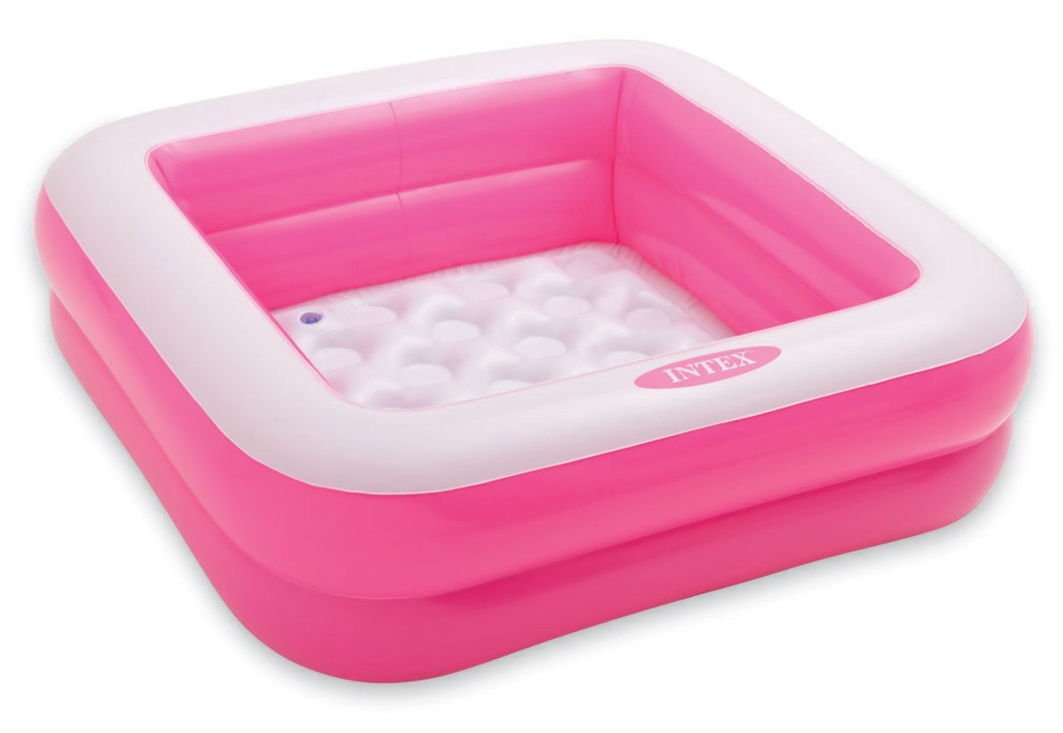 Intex Inflatable Square Paddling Pool 86x86x25 cm, Random Colors (Pink or Lime Green), 1 Unit