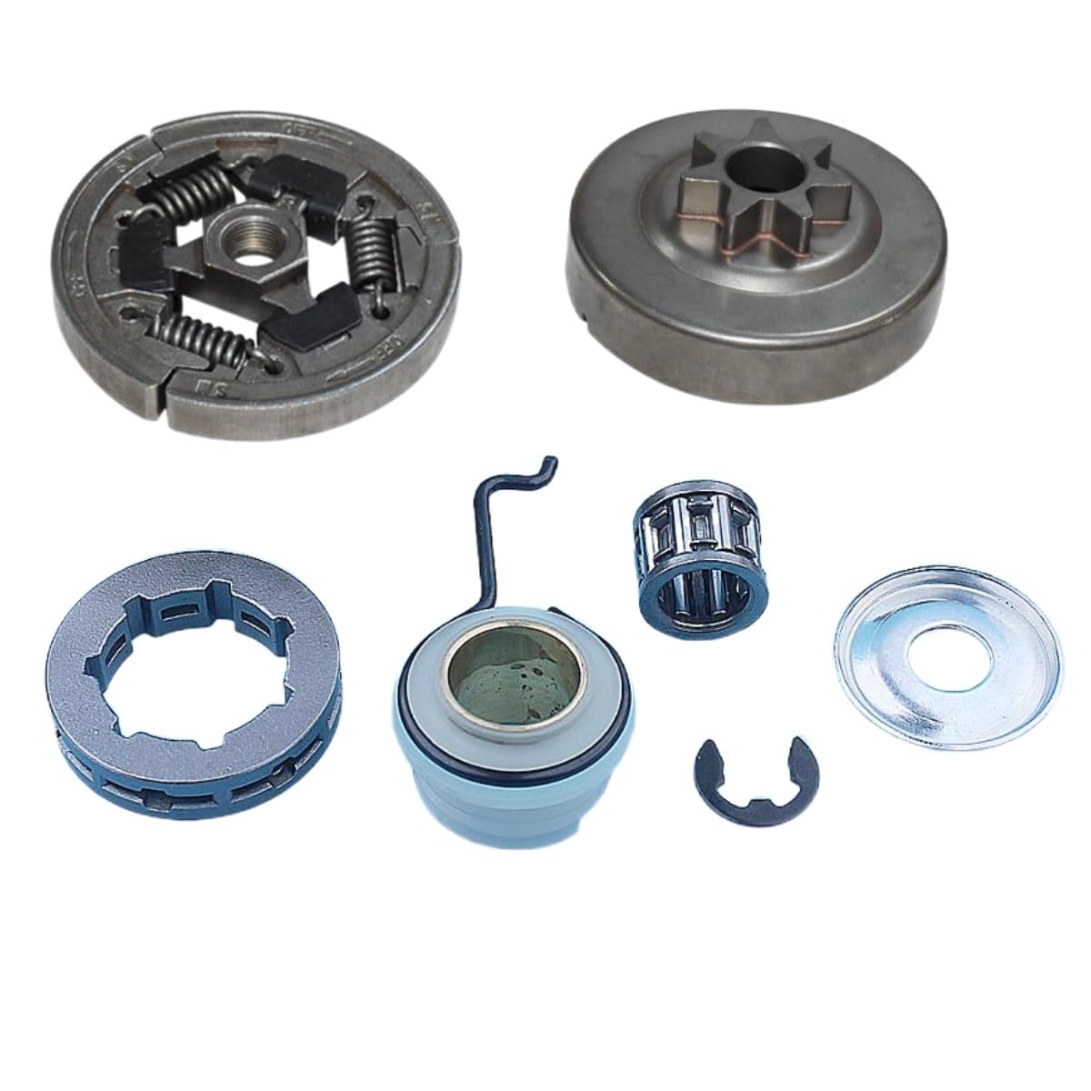 Jante 3/8 robuste pour pignon tambour embrayage MS360 roulement aiguilles acier