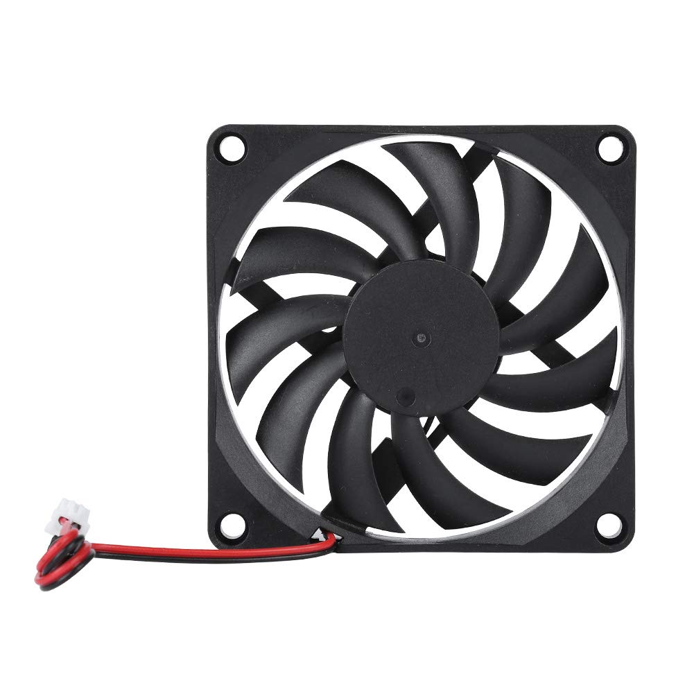 Wentylator Chłodzący 3D, 21.46CFM 2 szt. Części do Montażu Drukarki 3D Wysoka prędkość Wentylatora Chłodzącego 12V 6000 Obr/min