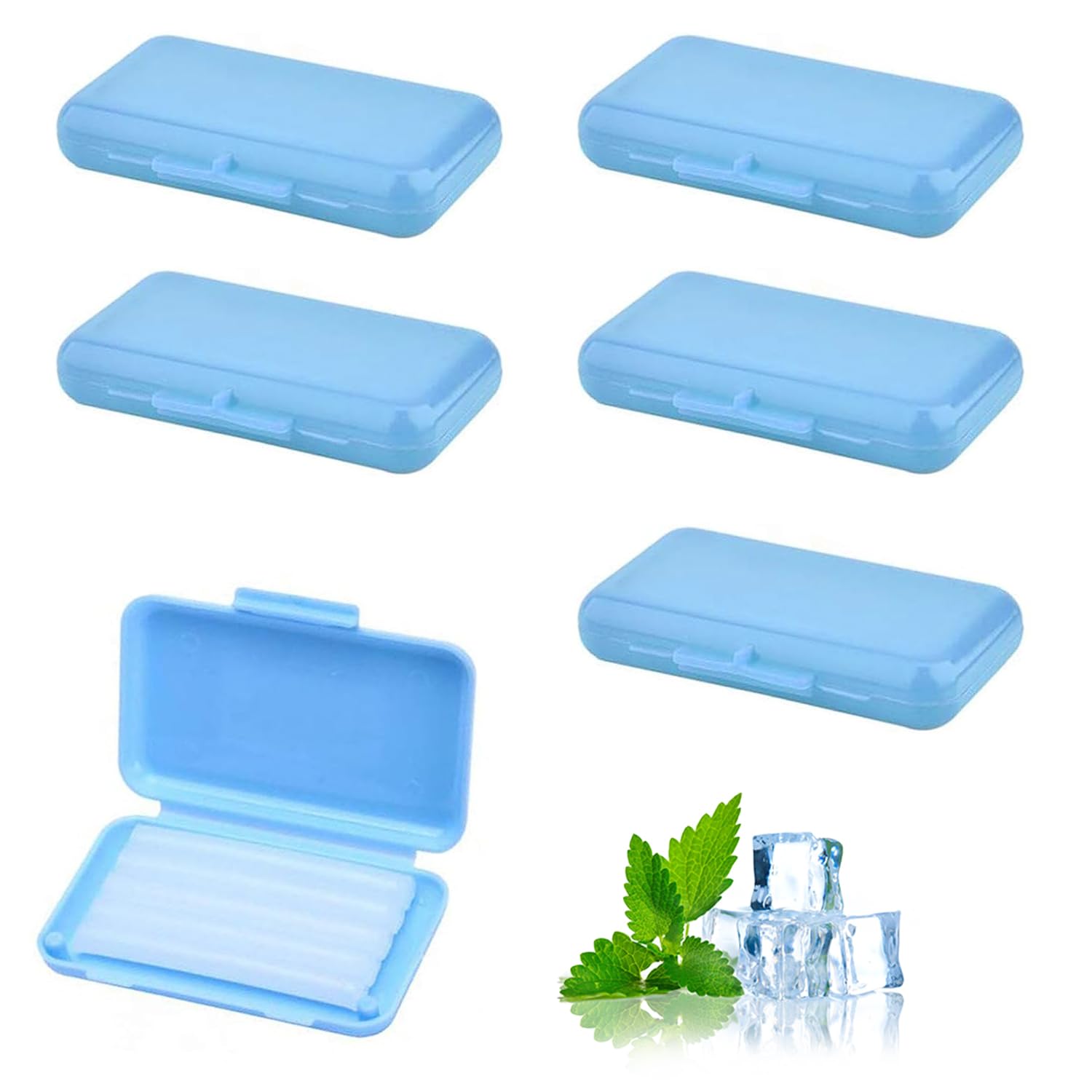 6 Boxes of Scented Dental Wax for Braces - Comfort & Protection, Orthodontic Care, Gentle on Gums & Lips, Easy to Apply, Essential Dental Set