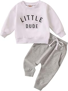 Track Hoodie Toddler Infant Baby Boy Girl Fall Clothes Letter Print Sweatshirt Pullover Tops + Preemie Baby Boy
