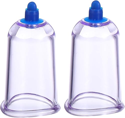 2 unids dispositivo de terapia de ventosas masaje herramienta de espalda china ventosas terapia bomba Hijama terapia física taza azul