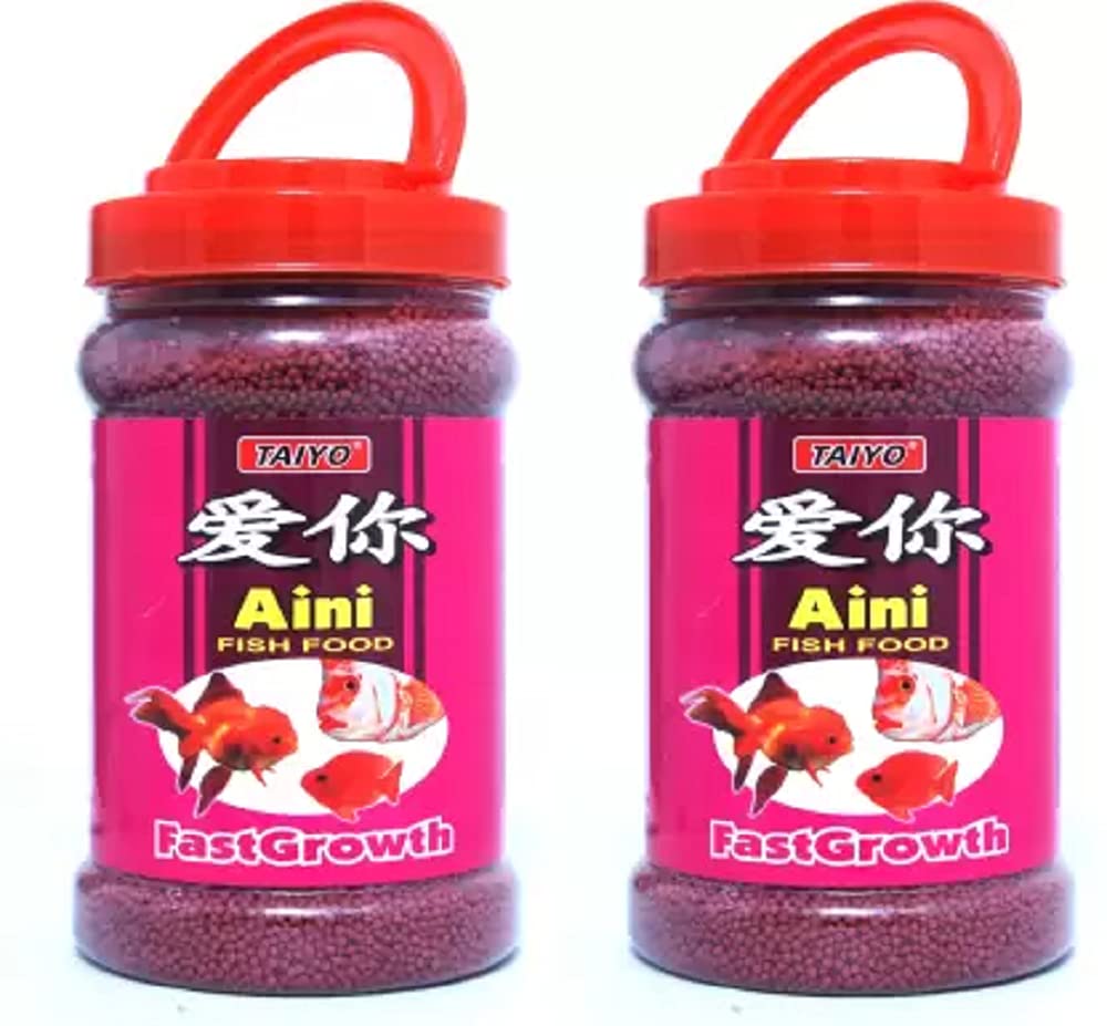 Taiyo Aini Fast Growth 363g Fish 0.726 kg (2x0.36 kg) Dry New Born, Young, Adult Fish Food