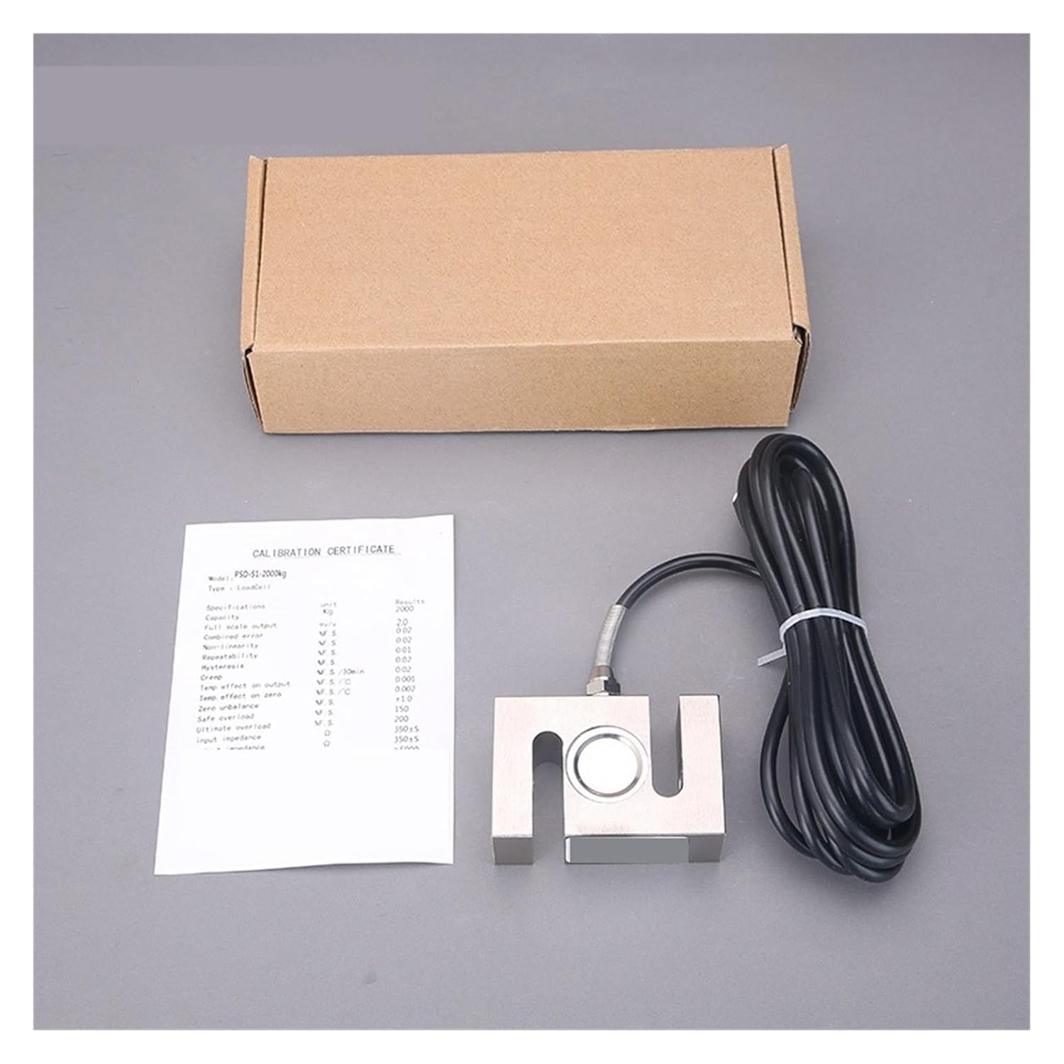 50KG to 2000KG Digital Load Cell High Precision Electronic Scale Weight Sensor Analog Strain Pulling Force Gauge for DIY Electronic(100kg)