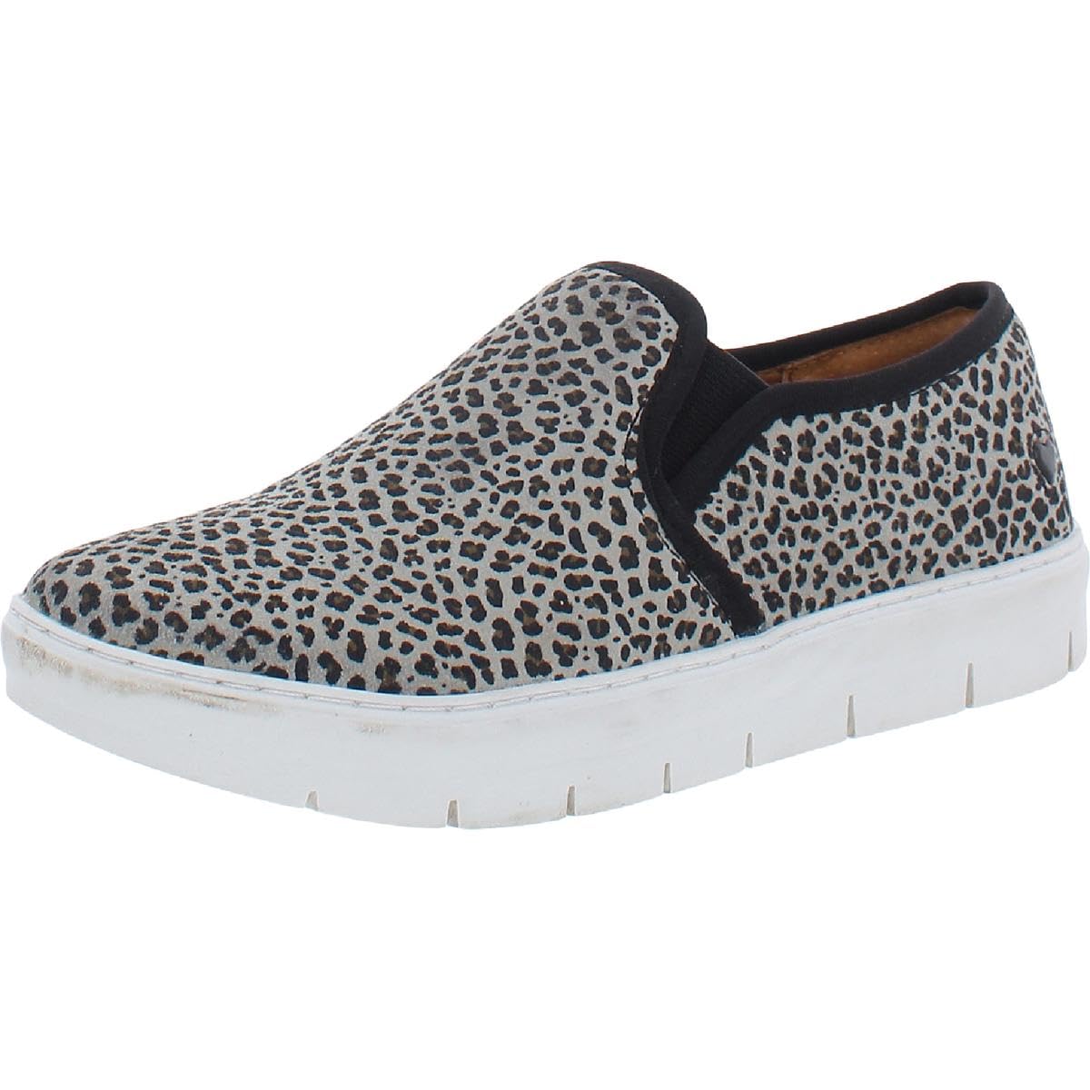 Nurse Mates Adela Grey Leopard 7.5 D - Wide