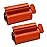 Toothpaste Squeezer - Metal Tube Squeezer Stainless Steel Tube Wringer UDQYQ Toothpaste seat Holder Stand (Orange)