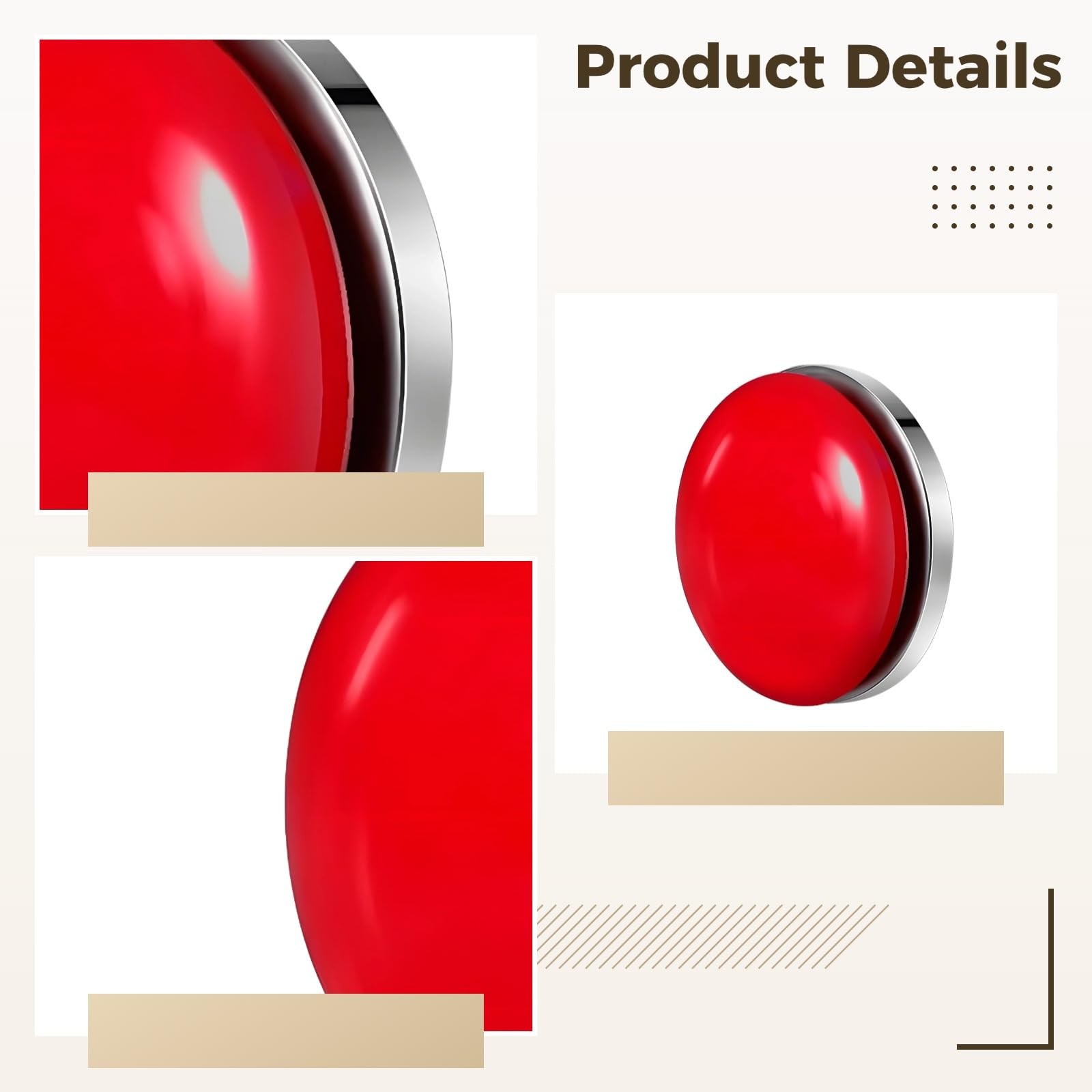 Bosreroy Magnetic Shower Curtain Weights, 1.6 in Round, No Tools Required, Secure Grip for Curtains & Table Covers, Smooth Scratch-Resistant Finish, 24 Pack