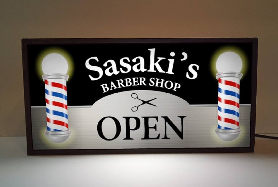 バーバー　サインランプ バーバーサインランプ