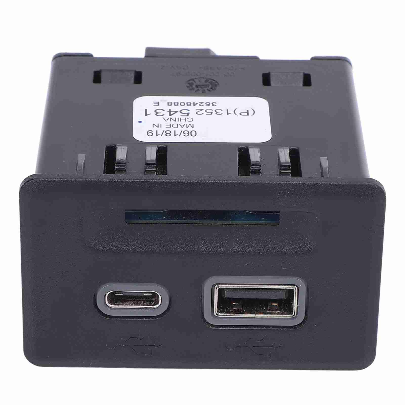 CHICIRIS Adattatore Jack Ausiliario Connettore USB Console Plug and Play Adattatore Porta USB Ausiliaria Console Centrale OE 13525431 13529869 per CT6 XT4 XT6 XTS 1500