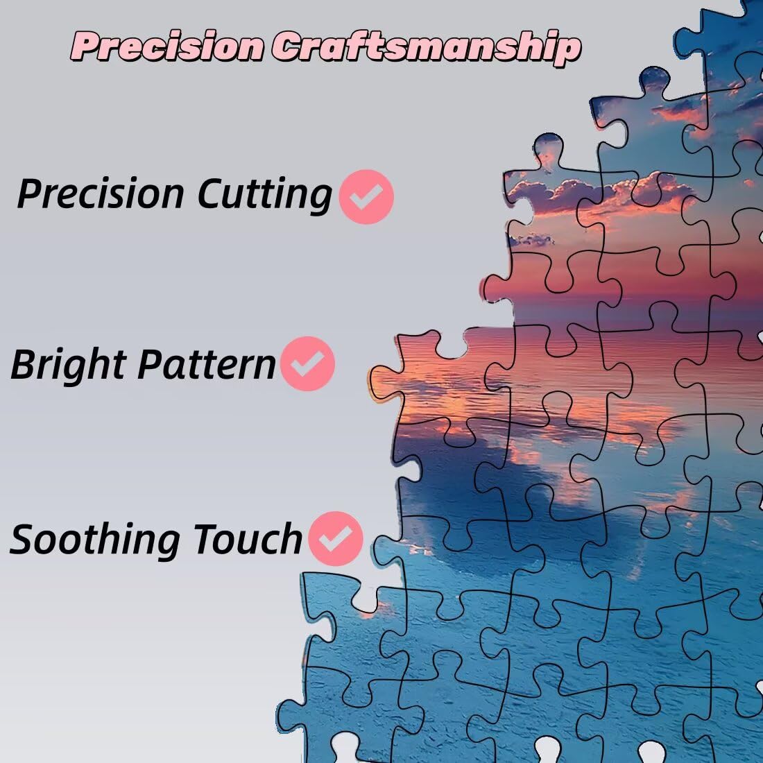 Puzzle 1000 elementów Krajobraz, puzzle dla dorosłych Natura, klasyczne puzzle Wyzwanie edukacyjne Zabawki dla rodziny, niemożliwe drewniane puzzle z pudełkiem na prezent, dekoracja ścienna na obraz