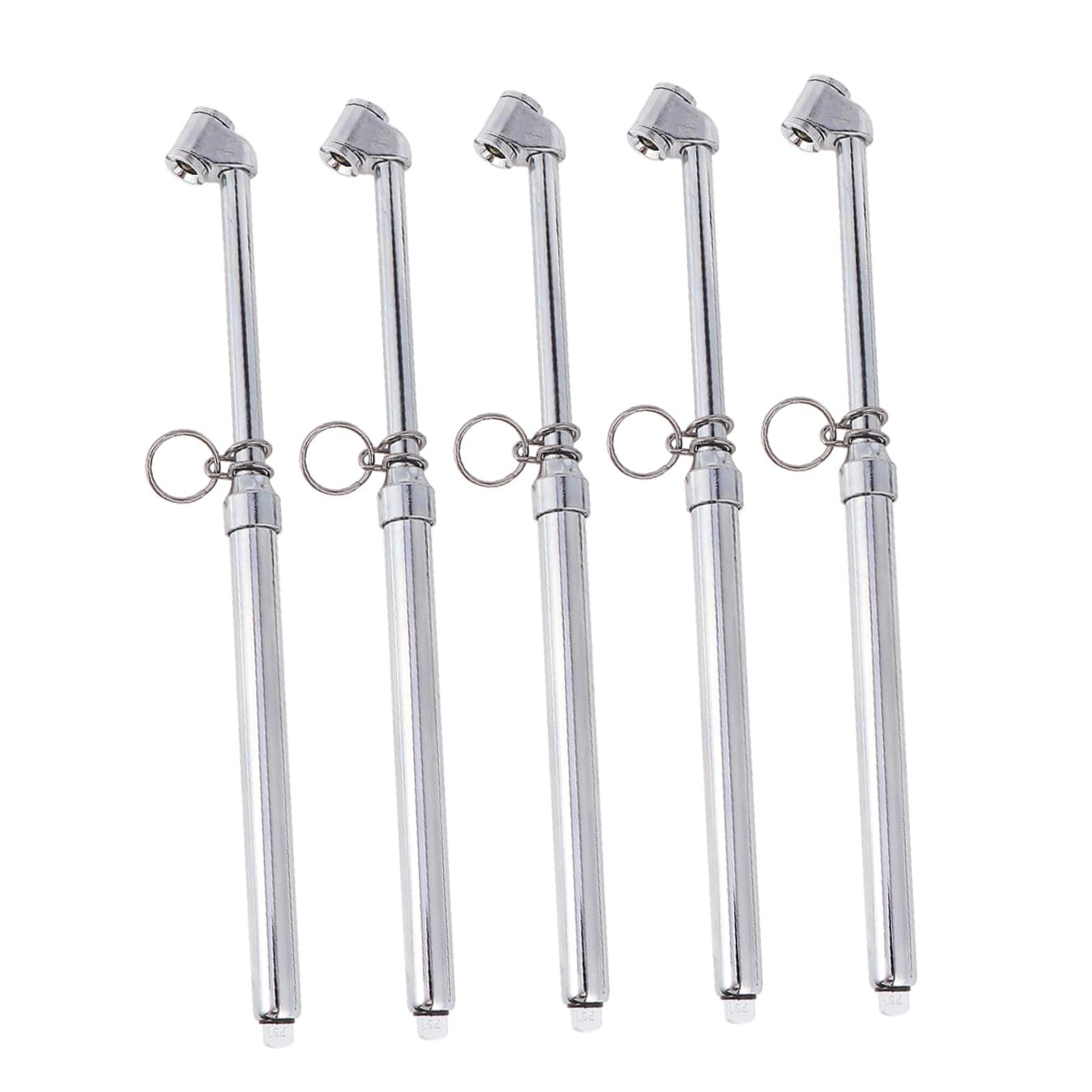 Manomètre De Pression Portable Pour Voiture 5 Pièces Jauge D'Air Accessoires De Vérification De Voiture Vérificateur De Pneus Manomètre Pratique Pour Pneus