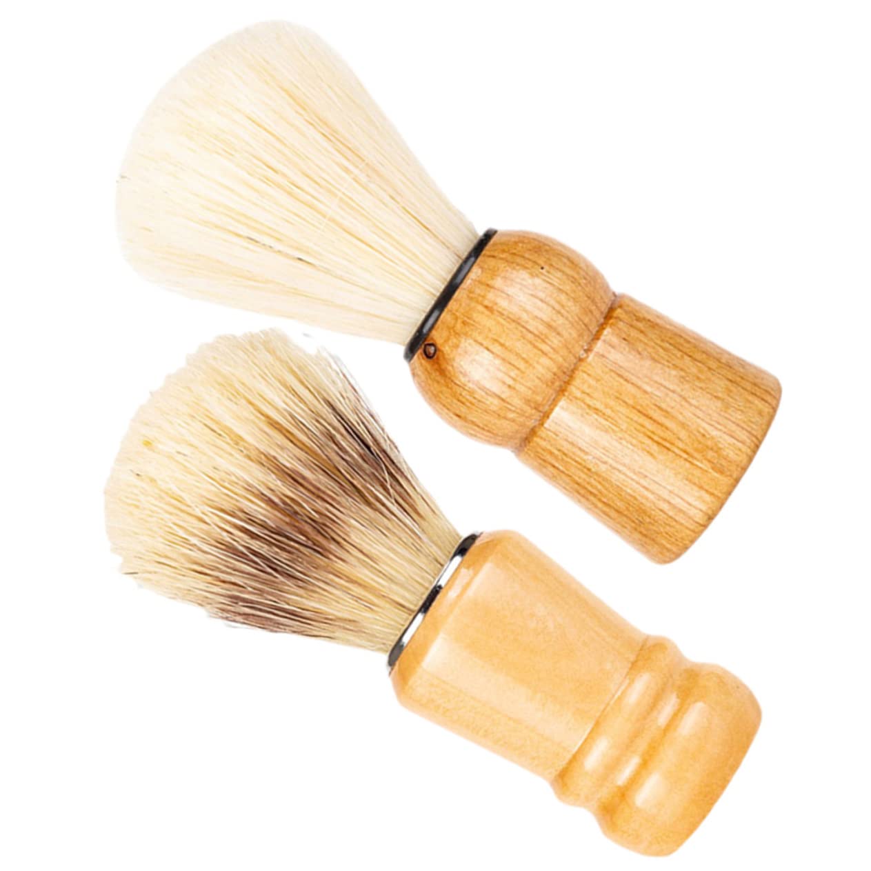 WOONEKY 5 Set Di Pennelli Da Barba Per Uomo Pennelli Da Barba Con Manico in Legno Set Da 2 Pezzi*5