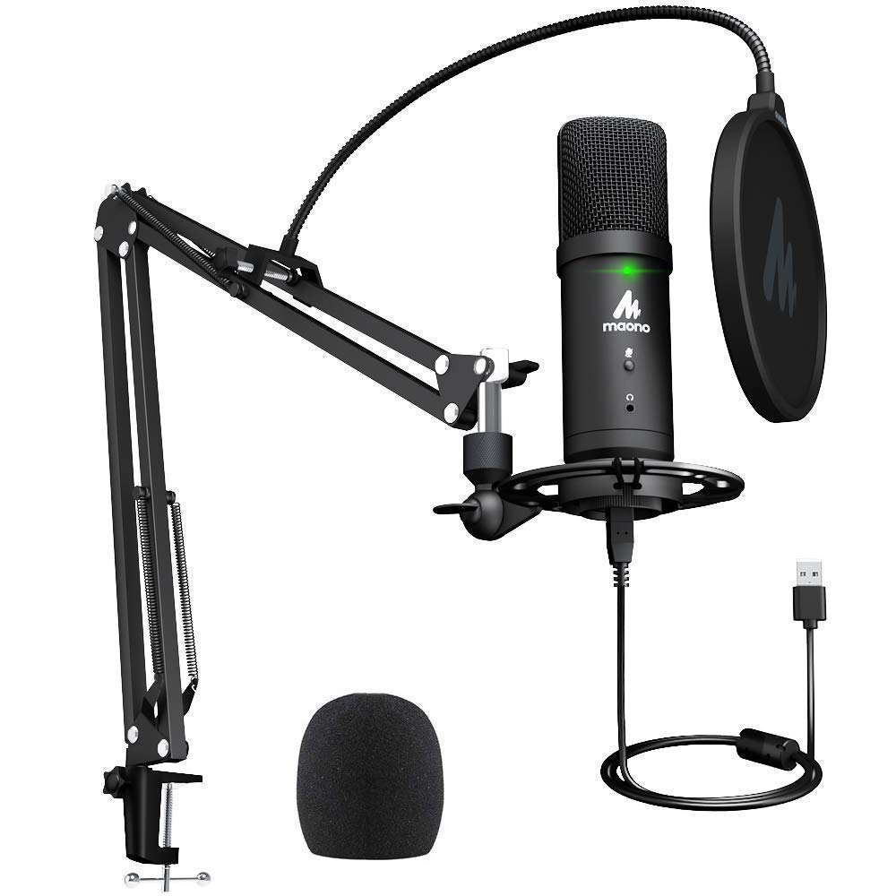 maono AU-AM100＆AU-PM320T★ Amazon.com: MAONO XLR Condenser Microphone AU-PM320 Professional