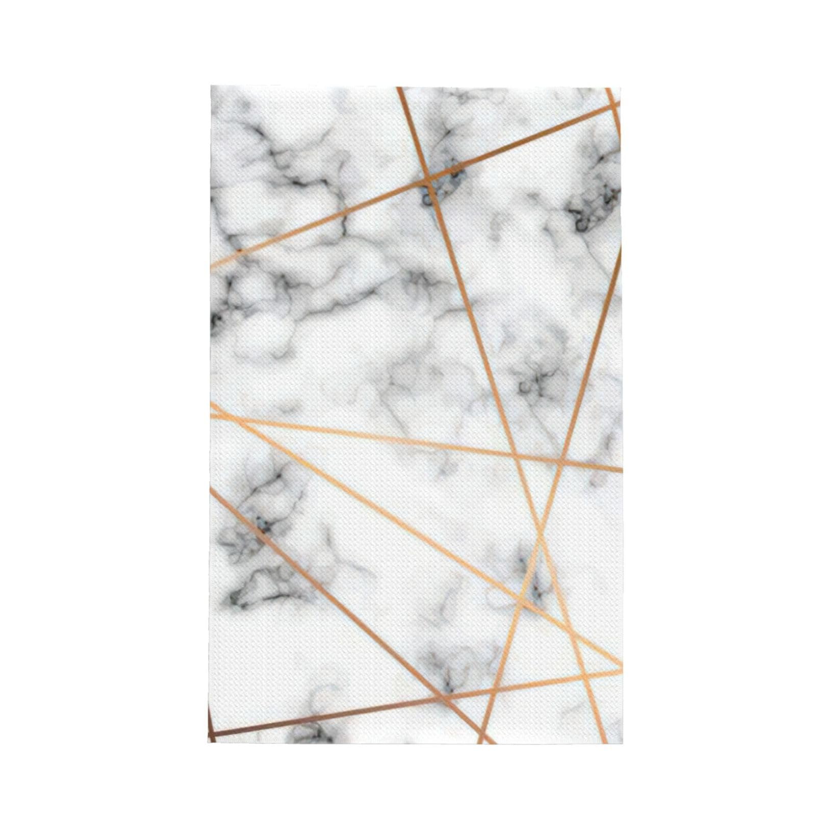 CKGODGF Marbling Texture Print Absorbent Waffle Dishcloths,Kitchen Towels With Hanging Loops,Tea Towels.