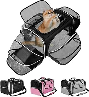Estarer Dog Bag Large Pet Bag for Cats and Small Dogs in the Car, Truck or Train, Black product image