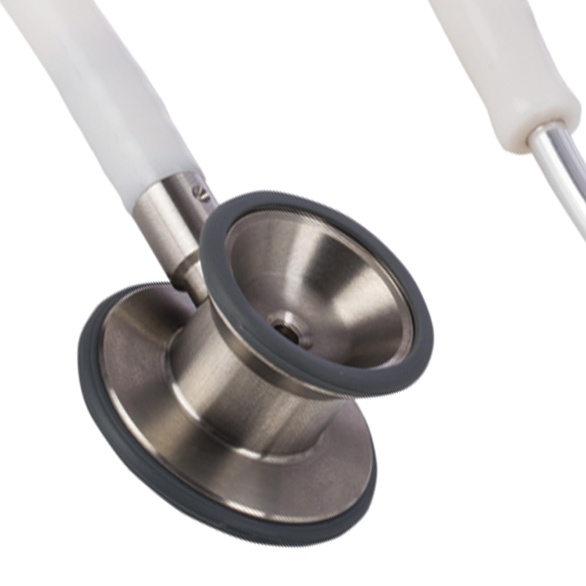 Riester - Stethoscope Duplex 2.0, wysoka wydajność akustyczna, z tabliczką znamionową, zapasowymi oliwkami i membraną, stal nierdzewna, pediatryczna, biały, 32338