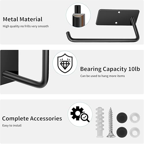 Miniatura 10 de Percheros para gorras de béisbol, paquete de 2 ganchos adhesivos de acero inoxidable para colgar sombreros para pared, organizador de ganchos