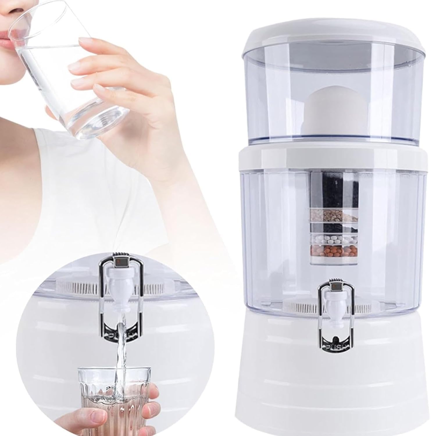 Amazon | キッチン用品 浄水器 浄水器 災害 浄水器 カートリッジ