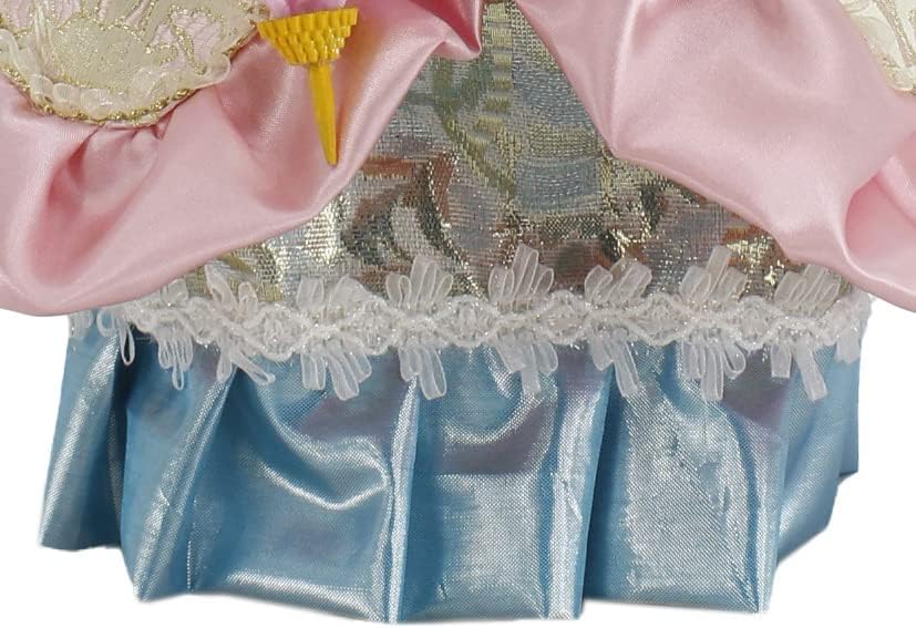 Miniatura 8 de Sombrilla de 19 pulgadas, color verde pastel, rosa, blanco, huevo de Pascua coleccionable de primavera para decoración del hogar 402102