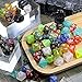 CiaraQ Polyhedral Dice Set - DND Role Playing Dice for Dungeons and Dragons RPG Table Games, Monochrome, 70pcs