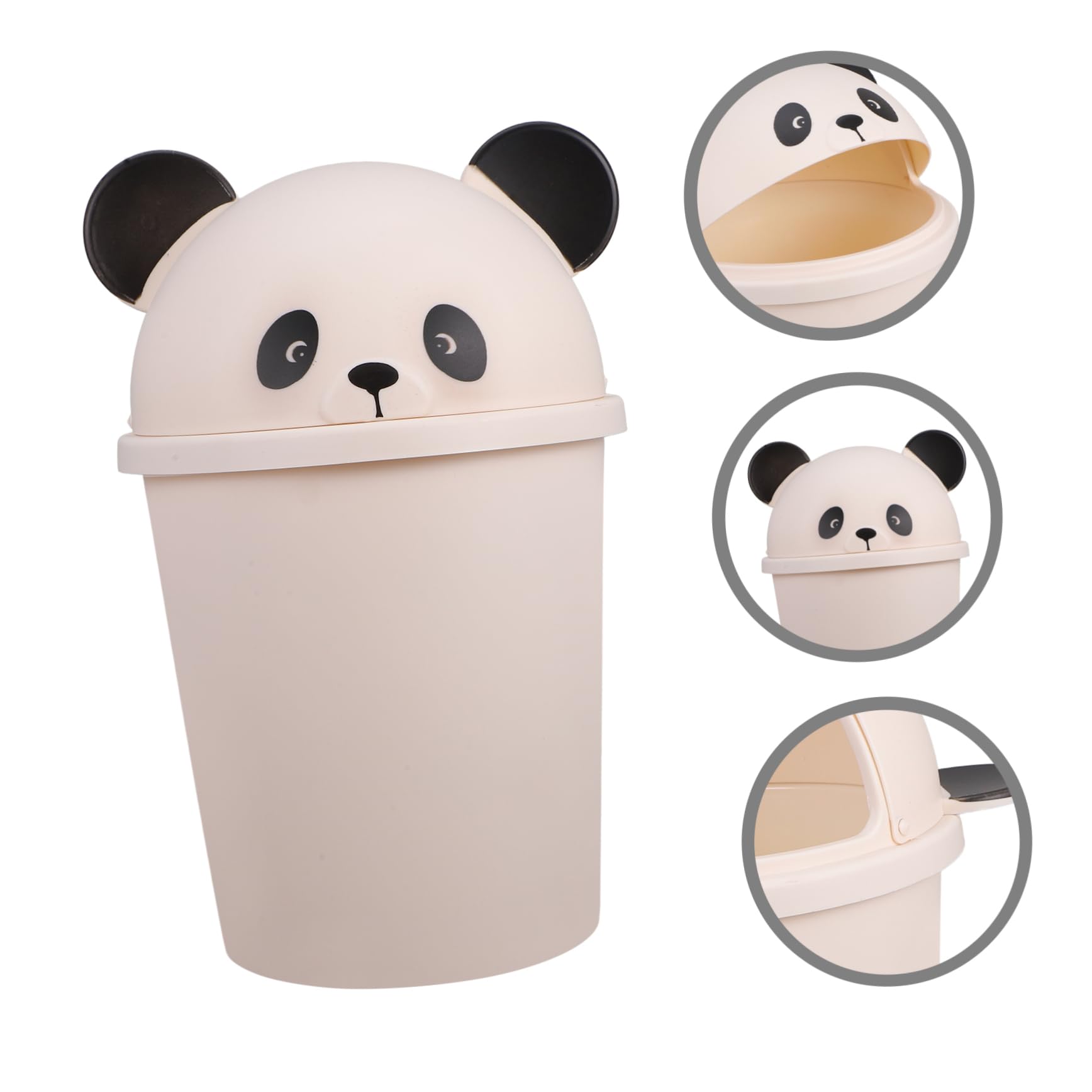 Cubos De Basura Sin Tapa - Pack De 2, 8L, PP, Para Baño, Cocina, Oficina