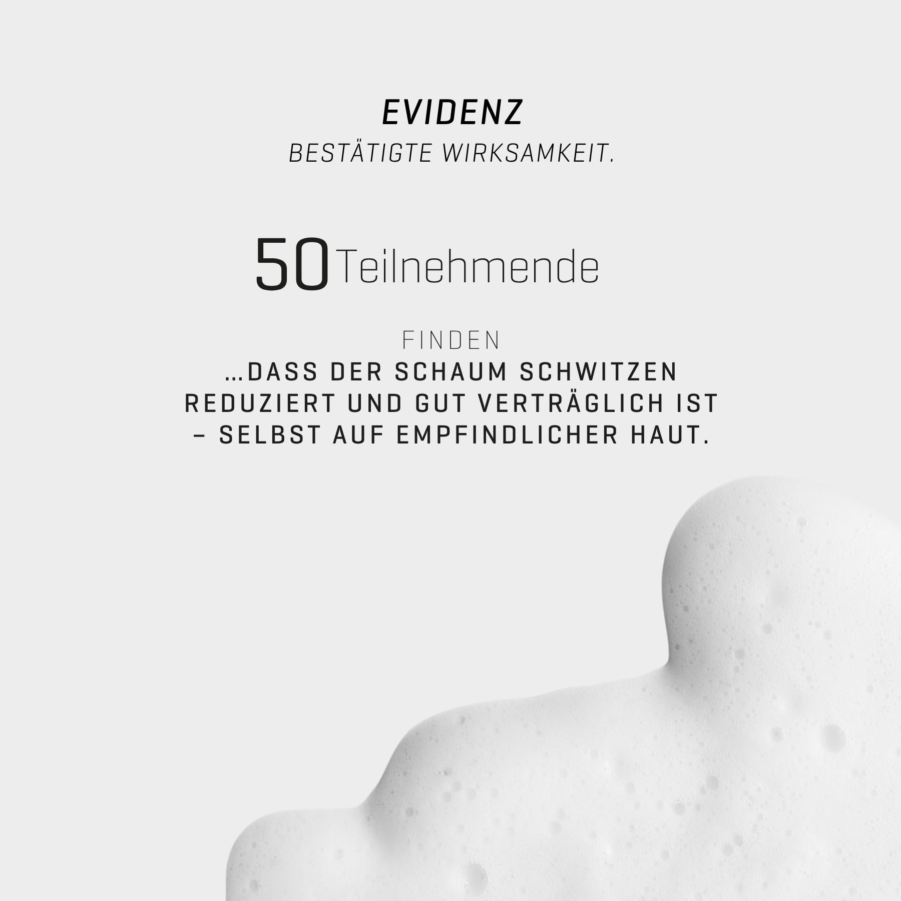 Sweat-Off sensitive Antitranspirant Schaum, Flüssigkeit, 75ml gegen Schwitzen | Schaum gegen Schweiß | Antiperspirant für empfindliche Haut