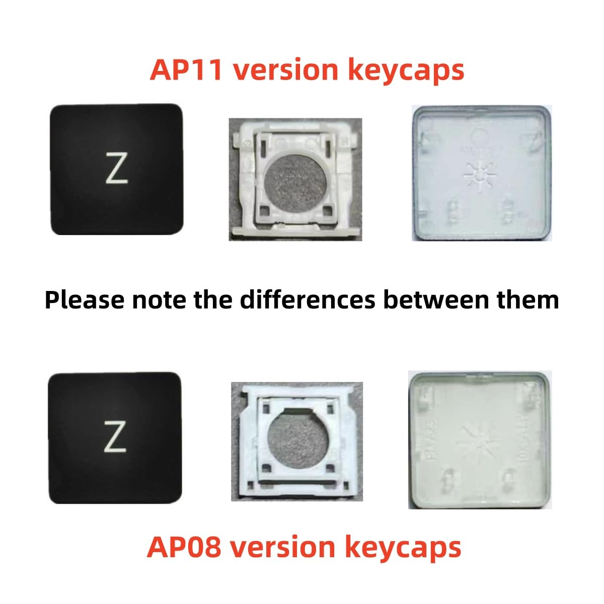 Replacement Individual AP11 Type Z Key Cap and Hinge for MacBook